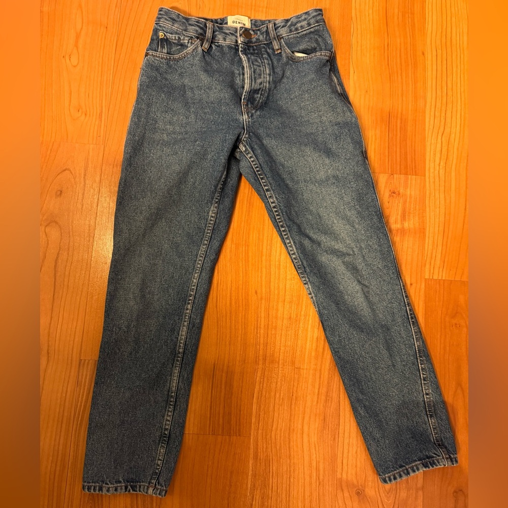 Sezane Button Fly Jeans, Waist 27